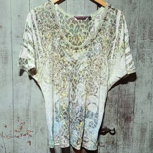 IDI super cute short dolman sleeve top